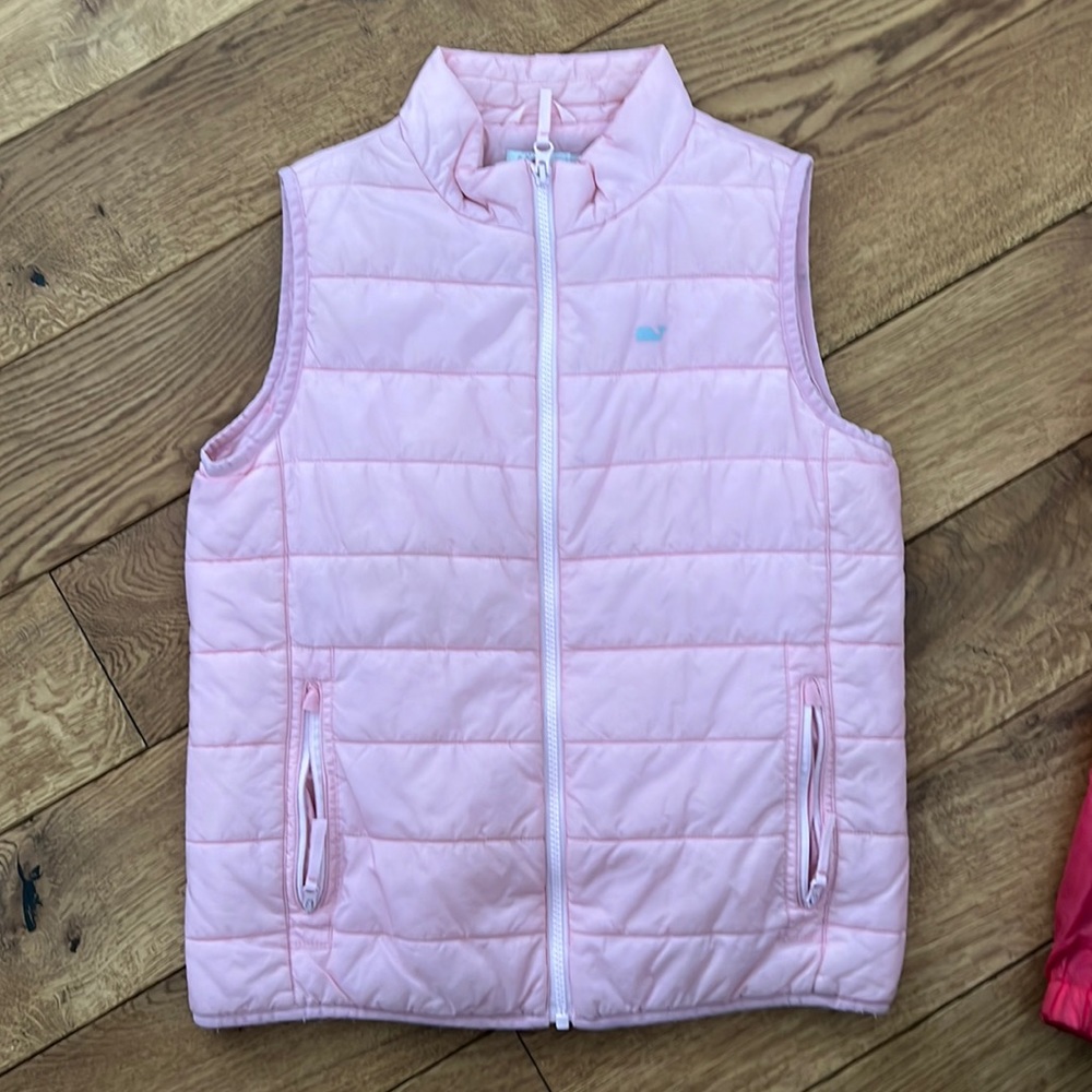 Girls pink Vineyard Vines vest